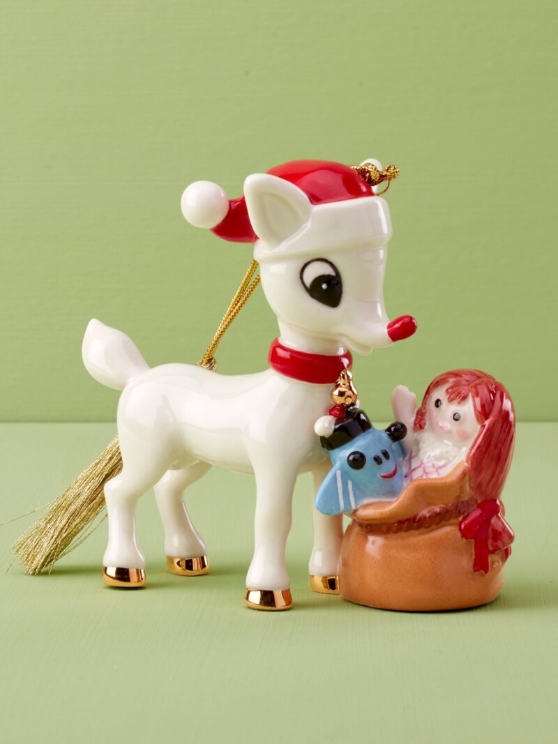 Rudolph Delivering Toys Ornament